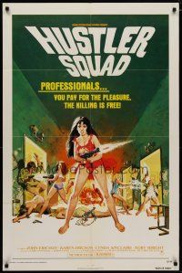 4d476 HUSTLER SQUAD 1sh '76 sexiest killer babes, you pay for the pleasure, the killing is free!