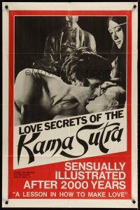 4d585 LOVE SECRETS OF THE KAMA SUTRA 1sh '70 Uschi Digard, Ann Myers & John Holmes!