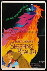 4d784 SLEEPING BEAUTY style A 1sh R79 Walt Disney cartoon fairy tale fantasy classic!