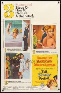 4d869 THAT FUNNY FEELING 1sh '65 sexy naked Sandra Dee in tub, Bobby Darin, Donald O'Connor