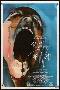 4d939 WALL 1sh '82 Pink Floyd, Roger Waters, classic Gerald Scarfe rock & roll artwork!
