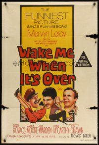 4e777 WAKE ME WHEN IT'S OVER Aust 1sh '60 Ernie Kovacs in the funniest picture since fun was born!