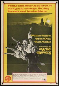 4e784 WILD ROVERS Aust 1sh '71 different image of William Holden & Ryan O'Neal, Blake Edwards