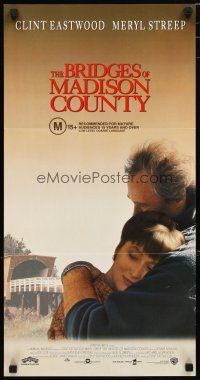 4e825 BRIDGES OF MADISON COUNTY Aust daybill '95 Clint Eastwood directs & stars w/Meryl Streep!