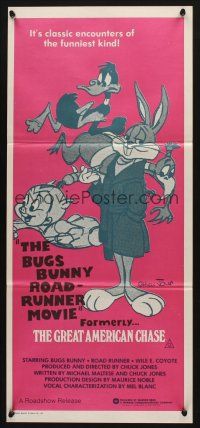 4e827 BUGS BUNNY & ROAD RUNNER MOVIE Aust daybill '79 Chuck Jones classic comedy cartoon!
