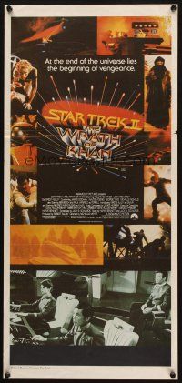 4e970 STAR TREK II Aust daybill '82 The Wrath of Khan, Leonard Nimoy, William Shatner