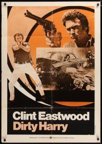 4e020 DIRTY HARRY English Italian 1sh '99 different image of Clint Eastwood pointing gun, classic!