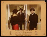 4e225 DEAD RECKONING French LC R82 Humphrey Bogart behind door, sexy Lizabeth Scott!