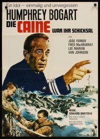 4e538 CAINE MUTINY German R73 cool different artwork of pointing Humphrey Bogart!