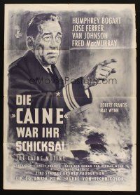 4e537 CAINE MUTINY German R60s cool different artwork of pointing Humphrey Bogart!