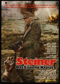 4e549 CROSS OF IRON German R80 Sam Peckinpah, cool image of James Coburn in WWII!