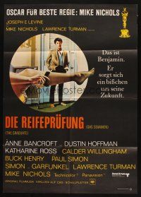 4e574 GRADUATE German '68 classic image of Dustin Hoffman & Anne Bancroft's sexy leg!