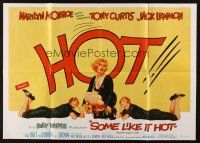 4e646 SOME LIKE IT HOT German R99 sexy Marilyn Monroe with Tony Curtis & Jack Lemmon in drag!