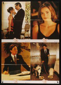 4e487 FOR LOVE OR MONEY set 2 German LC poster '93 close-up of Michael J. Fox, Gabrielle Anwar!