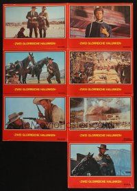 4e489 GOOD, THE BAD & THE UGLY INCOMPLETE German LC poster R80 Clint Eastwood, Lee Van Cleef, Leone