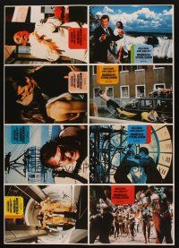 4e493 MOONRAKER German LC poster '79 different images of Roger Moore as James Bond!