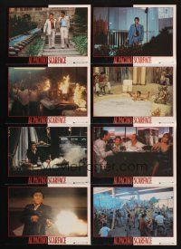 4e499 SCARFACE set 1 German LC poster '84 Al Pacino as Tony Montana, Michelle Pfeiffer, De Palma!