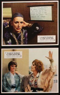 4e166 DAY FOR NIGHT set of 13 French LCs '73 La Nuit Americaine, Jacqueline Bisset & Cortese!