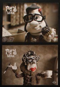 4e165 MARY & MAX set of 15 French LCs '09 images from claymation unlikely friendship story!