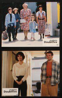 4e174 MRS. DOUBTFIRE set of 12 French LCs '93 cross-dressing Robin Williams, Sally Field!
