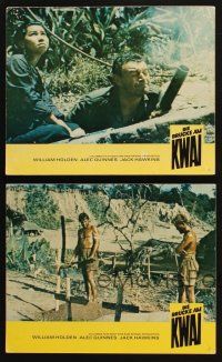 4e273 BRIDGE ON THE RIVER KWAI set of 7 German LCs R70s William Holden, Alec Guinness, David Lean!