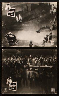4e280 M set of 6 German still R60s Fritz Lang, cool different images!