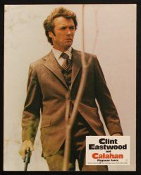 4e287 MAGNUM FORCE set of 4 German LCs '74 Clint Eastwood is Dirty Harry, Hal Holbrook!