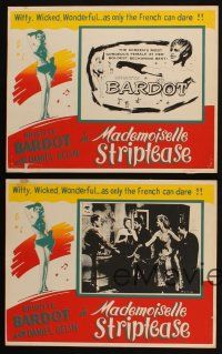 4e094 MADEMOISELLE STRIPTEASE 4 Canadian LCs '57 En effeuillant la marguerite, Brigitte Bardot!