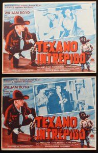 4e049 FIGHTING TEXAN set of 5 Mexican LCs R40s William Boyd as Hopalong Cassidy, Andy Clyde!