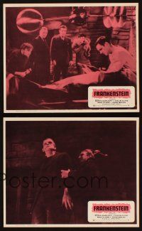 4e041 FRANKENSTEIN 8 Mexican LCs R70s great images of Boris Karloff as the monster!