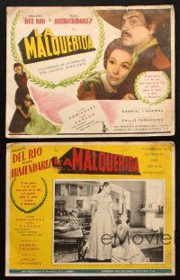 4e050 LA MALQUERIDA set of 5 Mexican LCs '51 images of sexy Dolores Del Rio & Pedro Armendariz!
