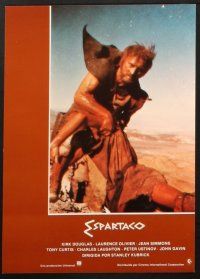 4e142 SPARTACUS set of 10 Spanish LCs R81 classic Stanley Kubrick & Kirk Douglas epic!