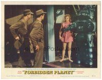 4f097 FORBIDDEN PLANET LC #7 '56 Nielsen & Stevens watch Robby the Robot & sexy Anne Francis!