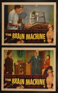 4f141 BRAIN MACHINE 8 LCs '56 Ken Hughes horror, Patrick Barr, the man with murder on his mind!