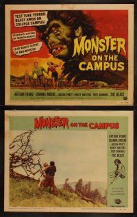 4f250 MONSTER ON THE CAMPUS 8 LCs '58 test tube terror amok on the college, great images!