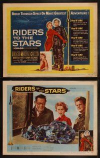 4f050 RIDERS TO THE STARS 8 LCs '54 rocket through space on man's greatest adventure, cool images!