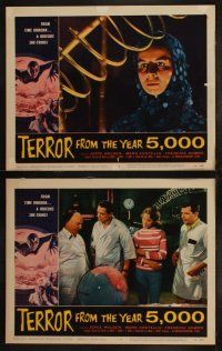 4f225 TERROR FROM THE YEAR 5,000 8 LCs '58 Salome Jens as the hideous she-thing from time unborn!
