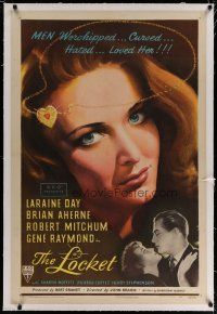 4g247 LOCKET linen 1sh '46 art of pretty Laraine Day, men worshipped, cursed, hated & loved her!