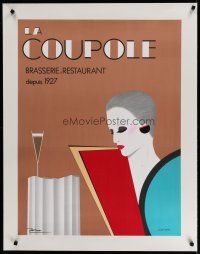 4h032 LA COUPOLE signed linen 25x33 French advertising poster '81 great art by Razzia!
