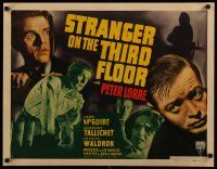 4j046 STRANGER ON THE THIRD FLOOR 1/2sh '40 McGuire thinks Cook killed the man Peter Lorre killed!