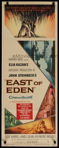 4j005 EAST OF EDEN insert '55 first James Dean, John Steinbeck, directed by Elia Kazan!