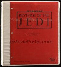 4j055 RETURN OF THE JEDI revised 2nd draft script Dec 19, 1982, by George Lucas & Kasdan + extras!