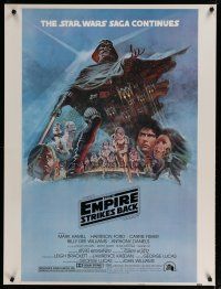 4k224 EMPIRE STRIKES BACK style B 30x40 '80 George Lucas sci-fi classic, cool artwork by Tom Jung!
