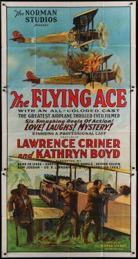 4k011 FLYING ACE 3sh '26 cool all-black aviation, the greatest airplane thriller ever produced!