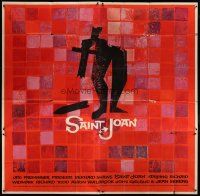 4k004 SAINT JOAN 6sh '57 Jean Seberg as Joan of Arc, directed by Otto Preminger, Saul Bass art!