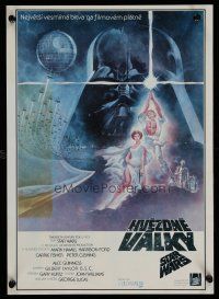 4k354 STAR WARS Czech 11x16 1991 George Lucas classic sci-fi epic, great art by Tom Jung!
