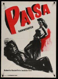 4k411 PAISAN Danish '55 classic Roberto Rossellini WWII romance starring sexy Camela Sazio!