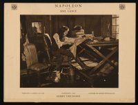 4k134 NAPOLEON French LC '27 Albert Dieudonne as Napoleon Bonaparte designing flag, Abel Gance!