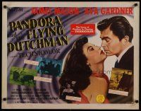 4k316 PANDORA & THE FLYING DUTCHMAN style A 1/2sh '51 romantic c/u of James Mason & Ava Gardner!