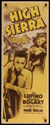 4k277 HIGH SIERRA insert R56 Humphrey Bogart as Mad Dog Killer Roy Earle, sexy Ida Lupino!